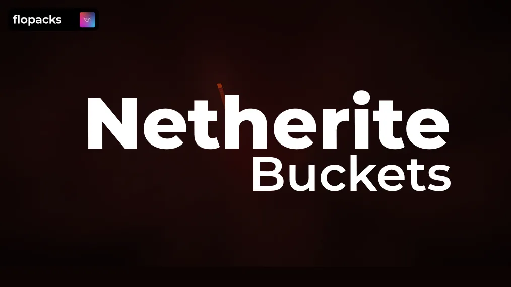 Netherite Buckets — скриншот 3 (Текстуры, Minecraft)