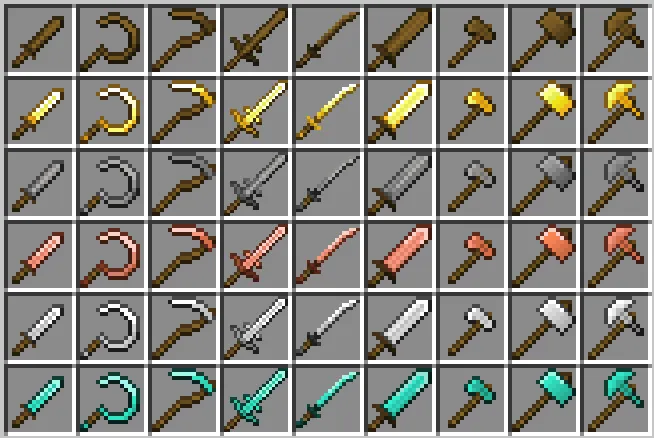 Weapons Expanded, Моды, Minecraft