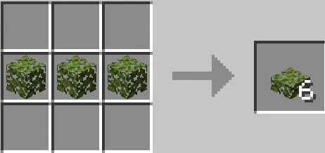 Leaves slabs, Моды, Minecraft