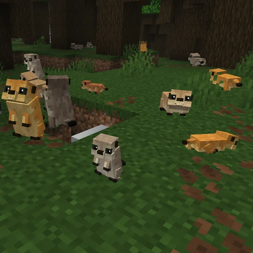Animal Garden - Prairie Dog — скриншот 2 (Моды, Minecraft)