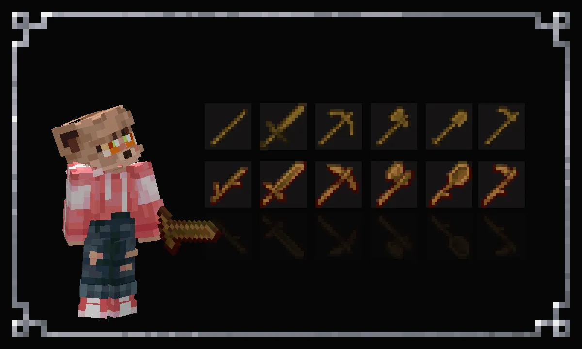 Tools Reimagined, Текстуры, Minecraft