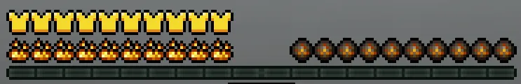 Blazeborn Origins GUI Reskin — скриншот 1 (Текстуры, Minecraft)