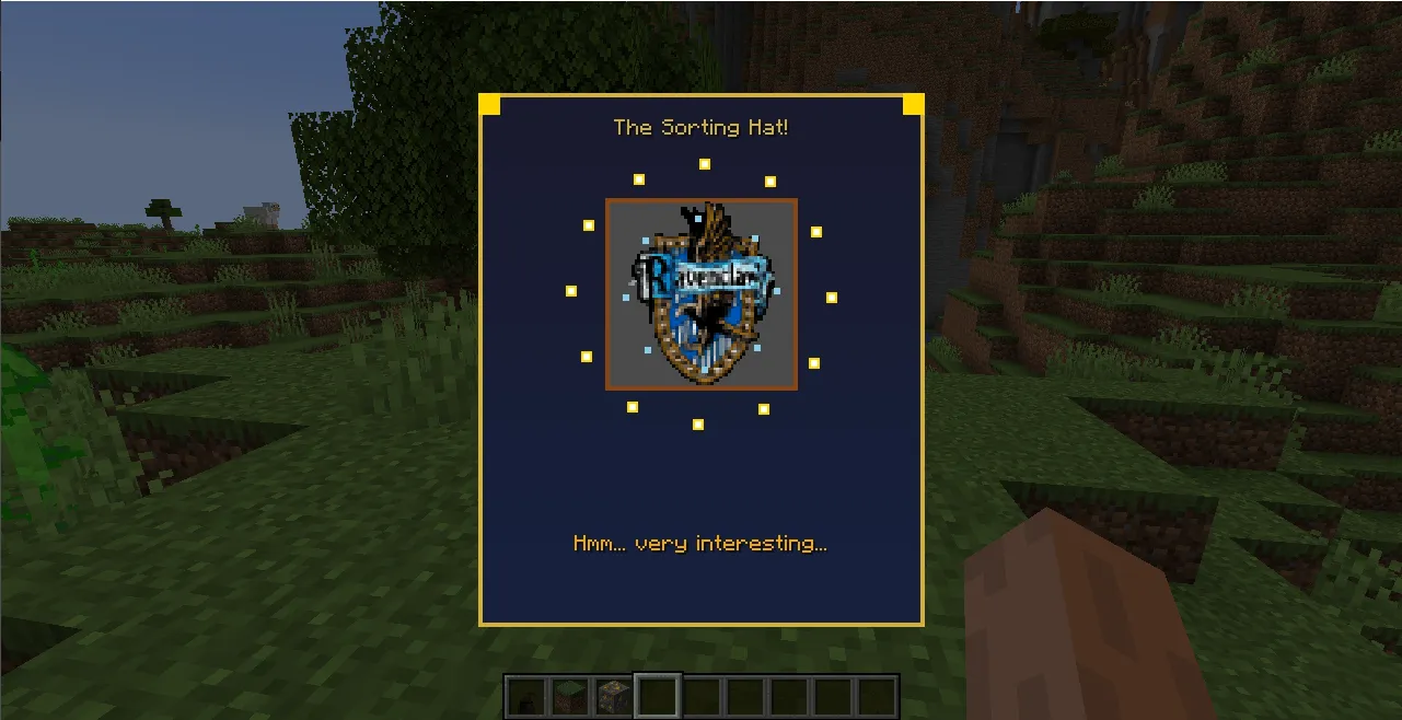 SortingHat Harry Potter (Sombrero Seleccionador) — скриншот 3 (Моды, Minecraft)