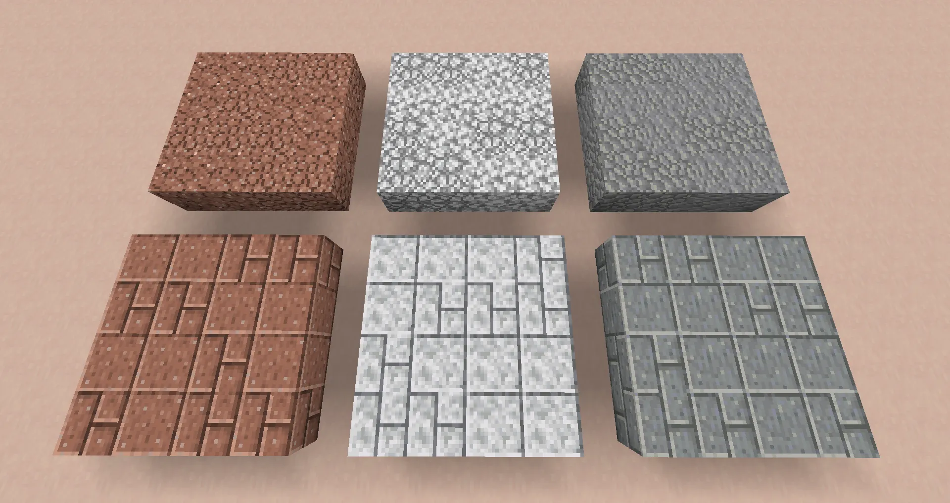 Double slabs, Текстуры, Minecraft