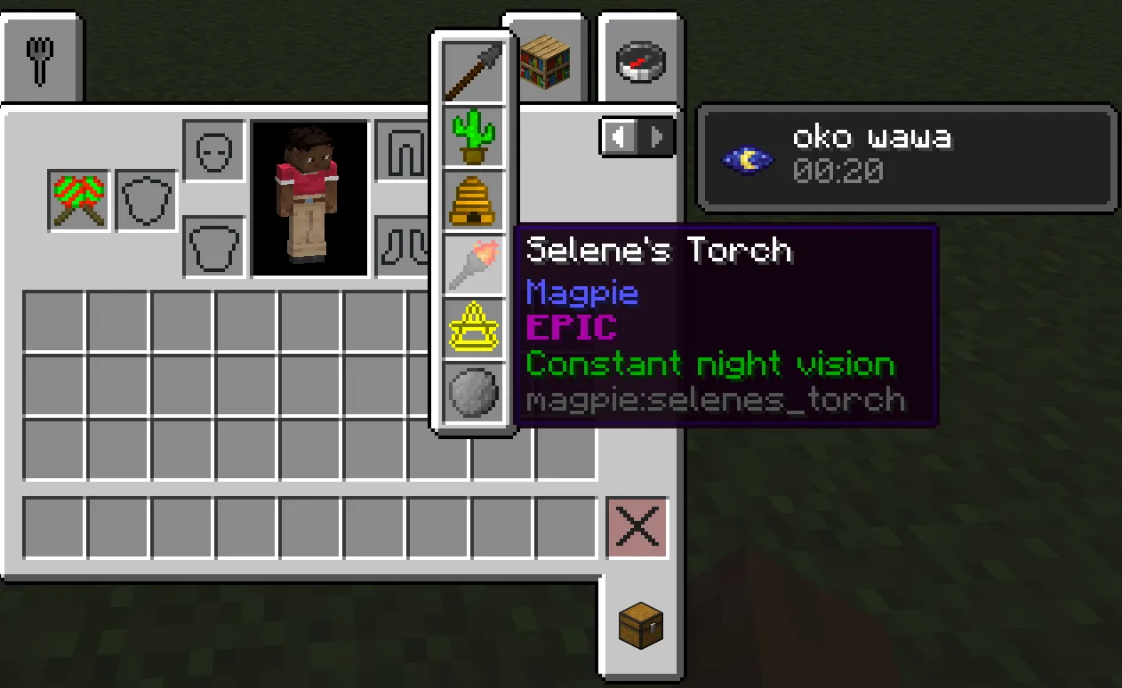 Magpie, Моды, Minecraft