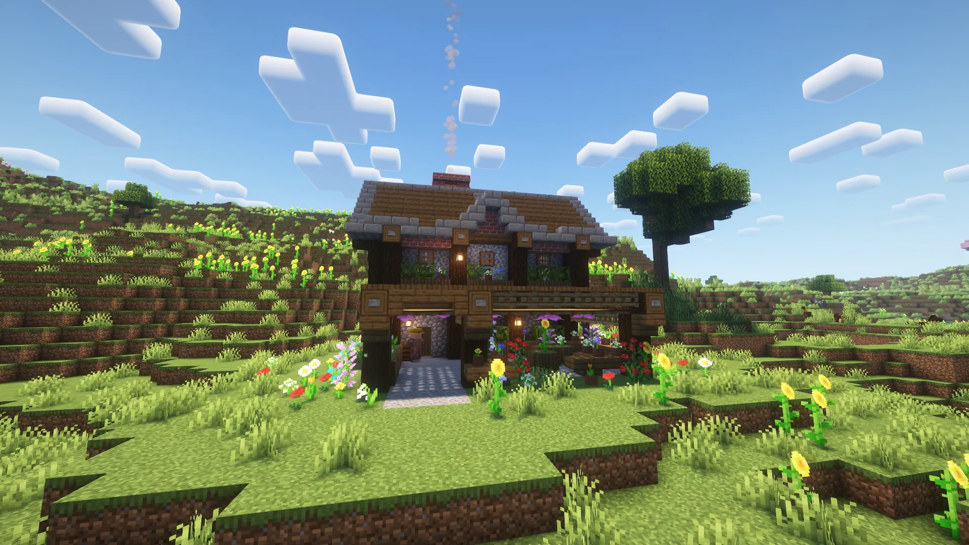 Villager Flower House — скриншот 4 (Моды, Minecraft)