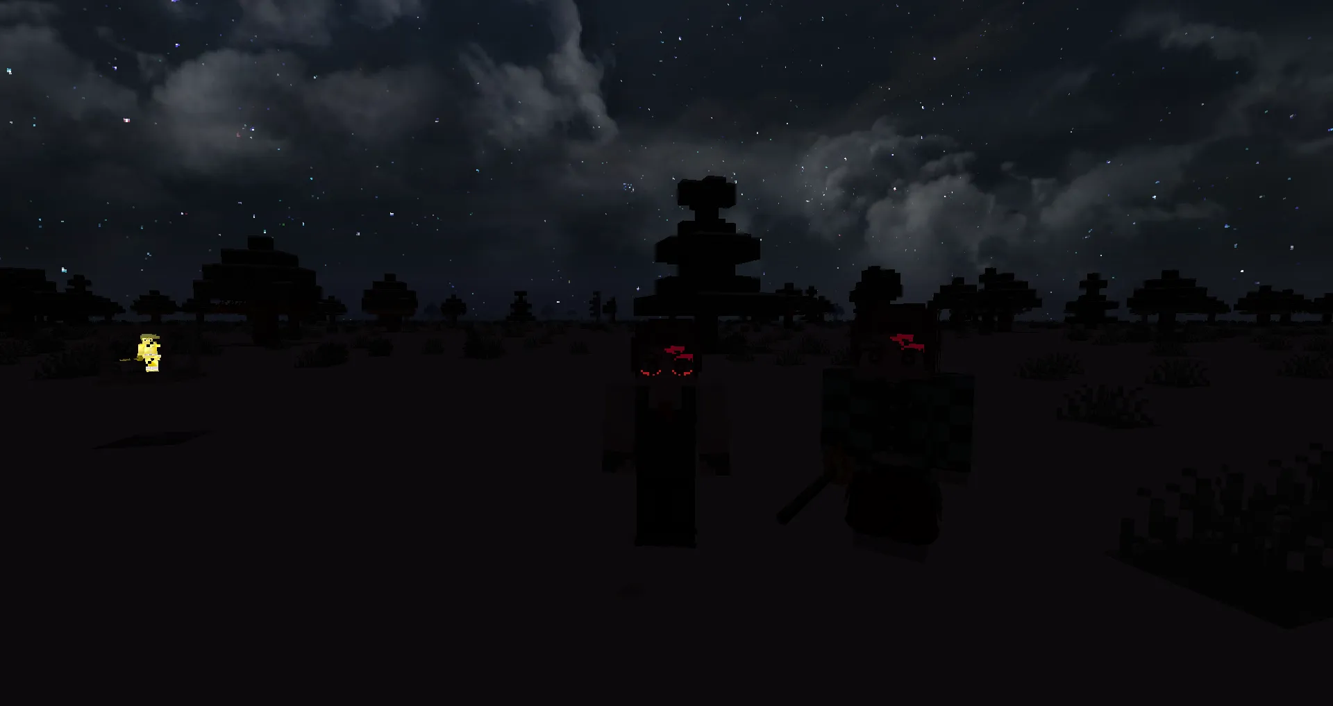 Demon Slayer Glow Effect — скриншот 7 (Текстуры, Minecraft)