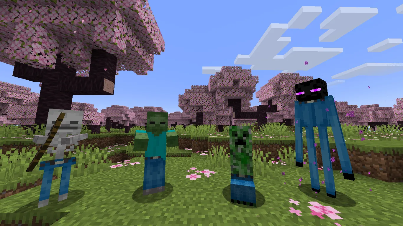 What If Mobs Wore Pants? — скриншот 1 (Текстуры, Minecraft)
