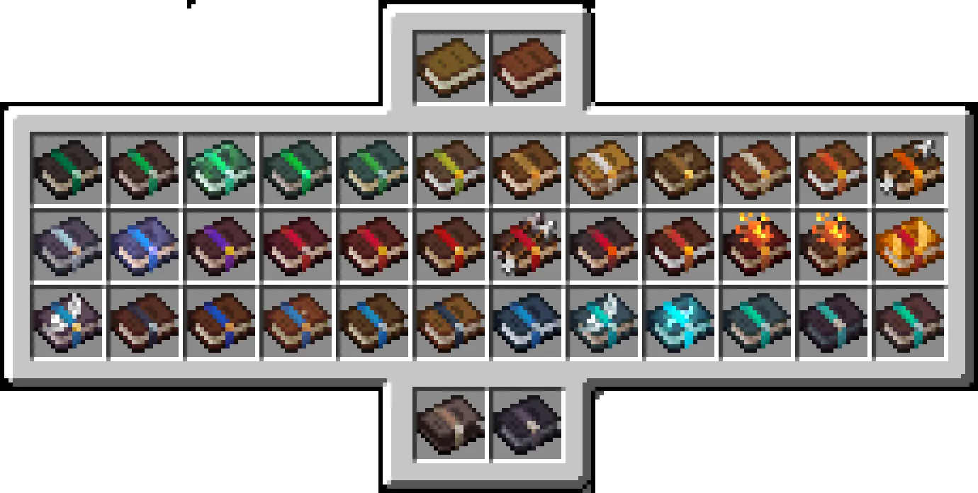 Voidomon's Enchanted Books, Текстуры, Minecraft