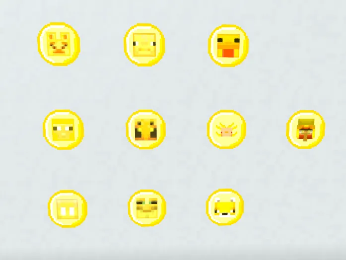 Server Coins, Текстуры, Minecraft