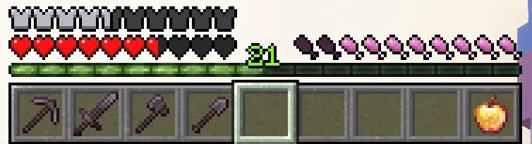 Choose Your UI - Hunger Bars, Текстуры, Minecraft