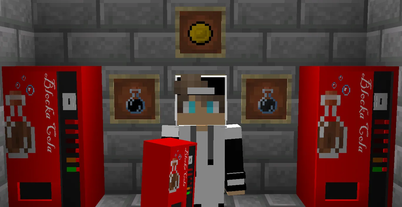 blocka cola machine — скриншот 3 (Моды, Minecraft)