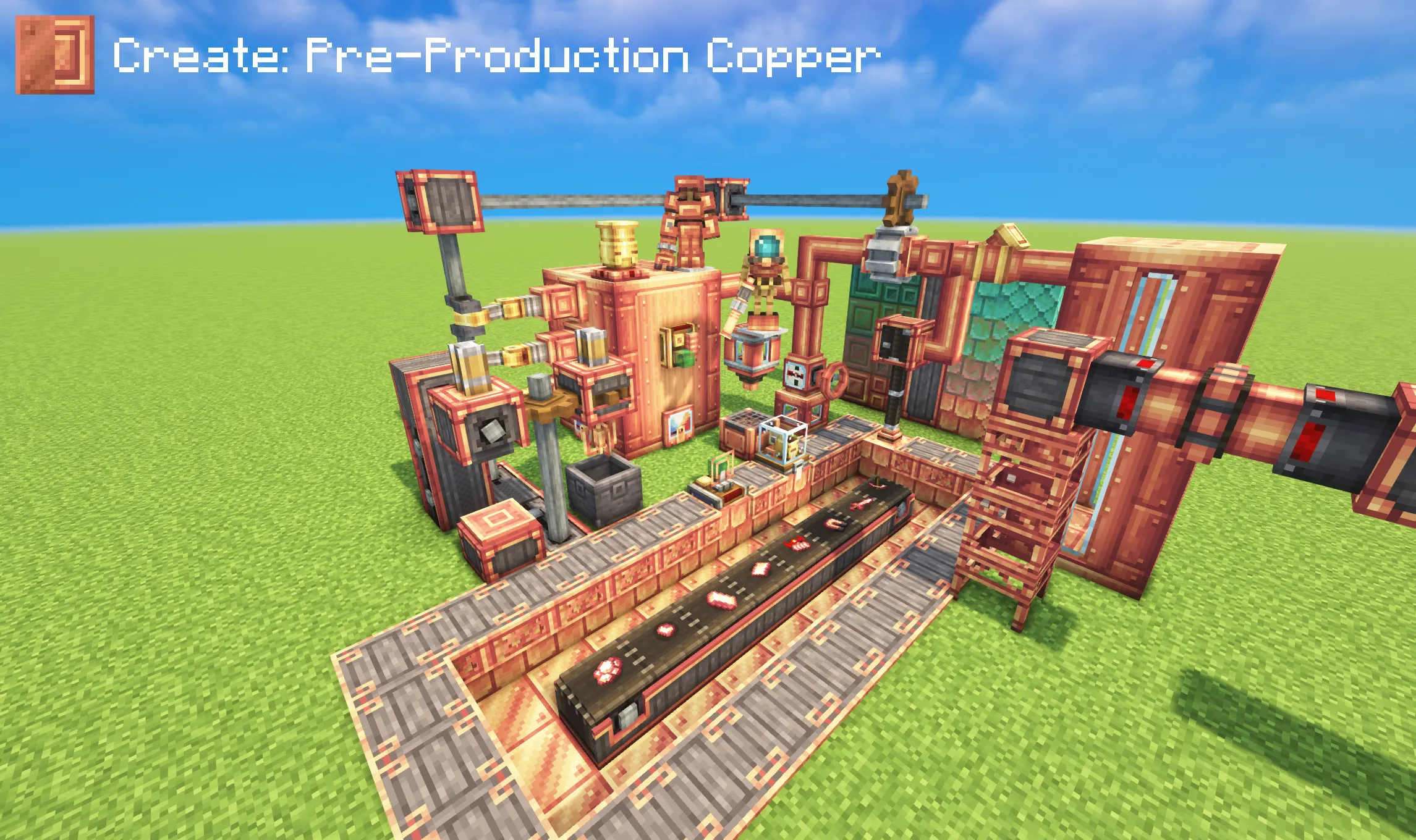 Create: Pre-Production Copper — скриншот 2 (Текстуры, Minecraft)