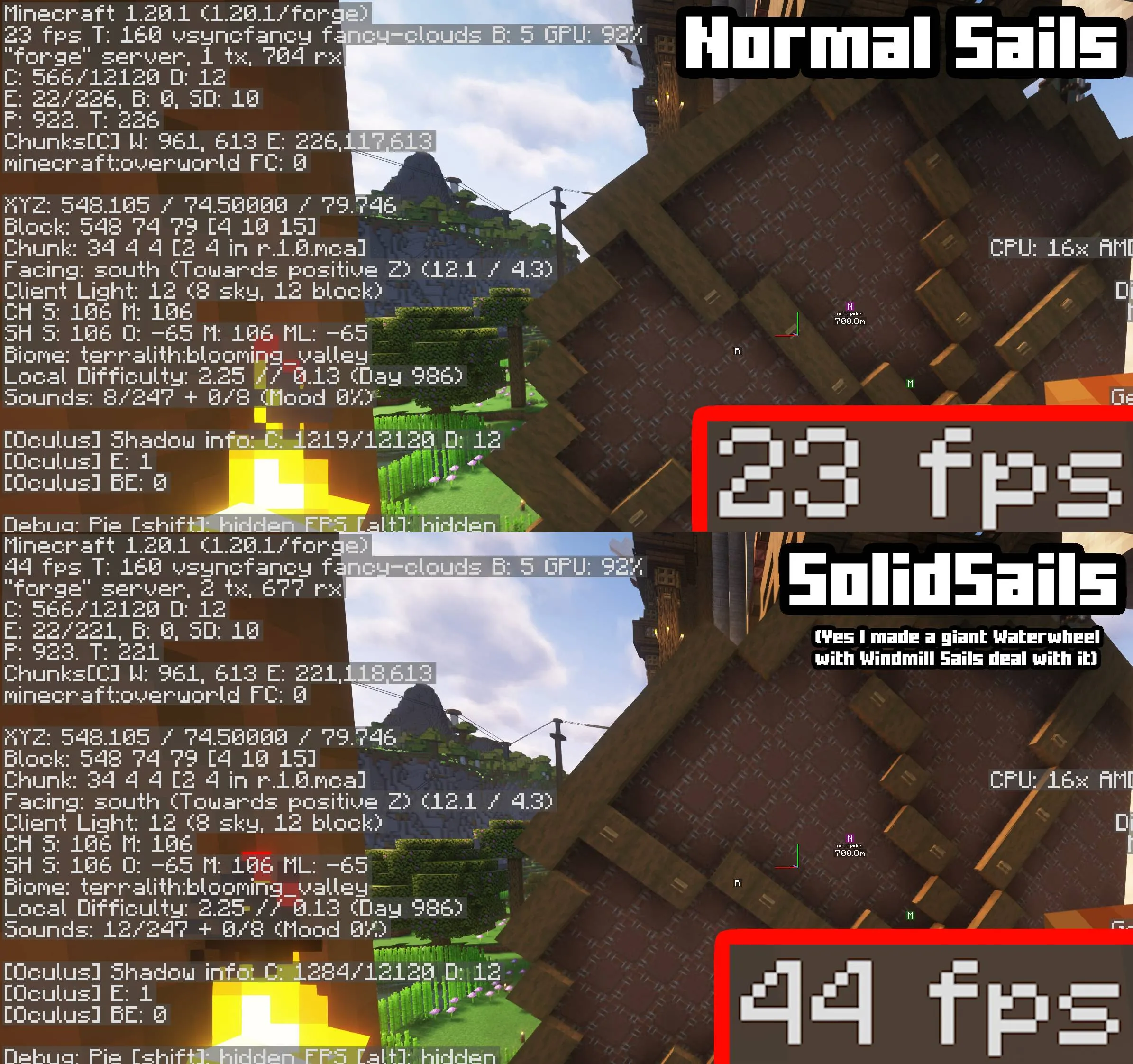 Create (v6) SolidSails - +FPS with Shaders & Create Windmills [ResourcePack], Текстуры, Minecraft