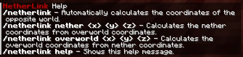 NetherLink, Моды, Minecraft