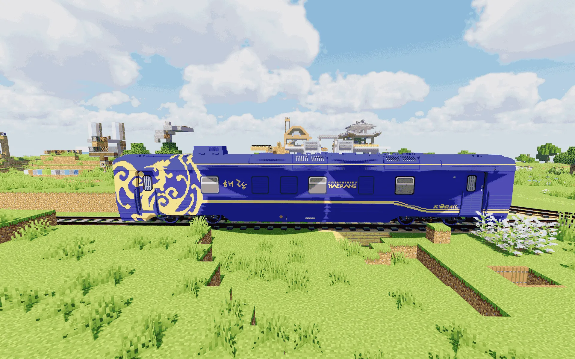 Korea Voxel Train Pack [IR/Immersive Railroading] — скриншот 2 (Текстуры, Minecraft)