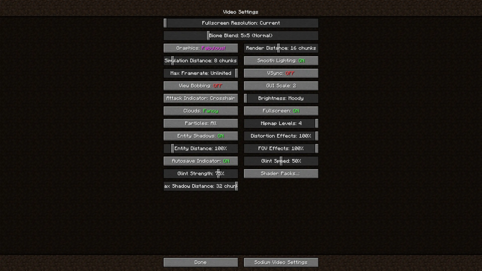 More Readable Settings — скриншот 3 (Текстуры, Minecraft)