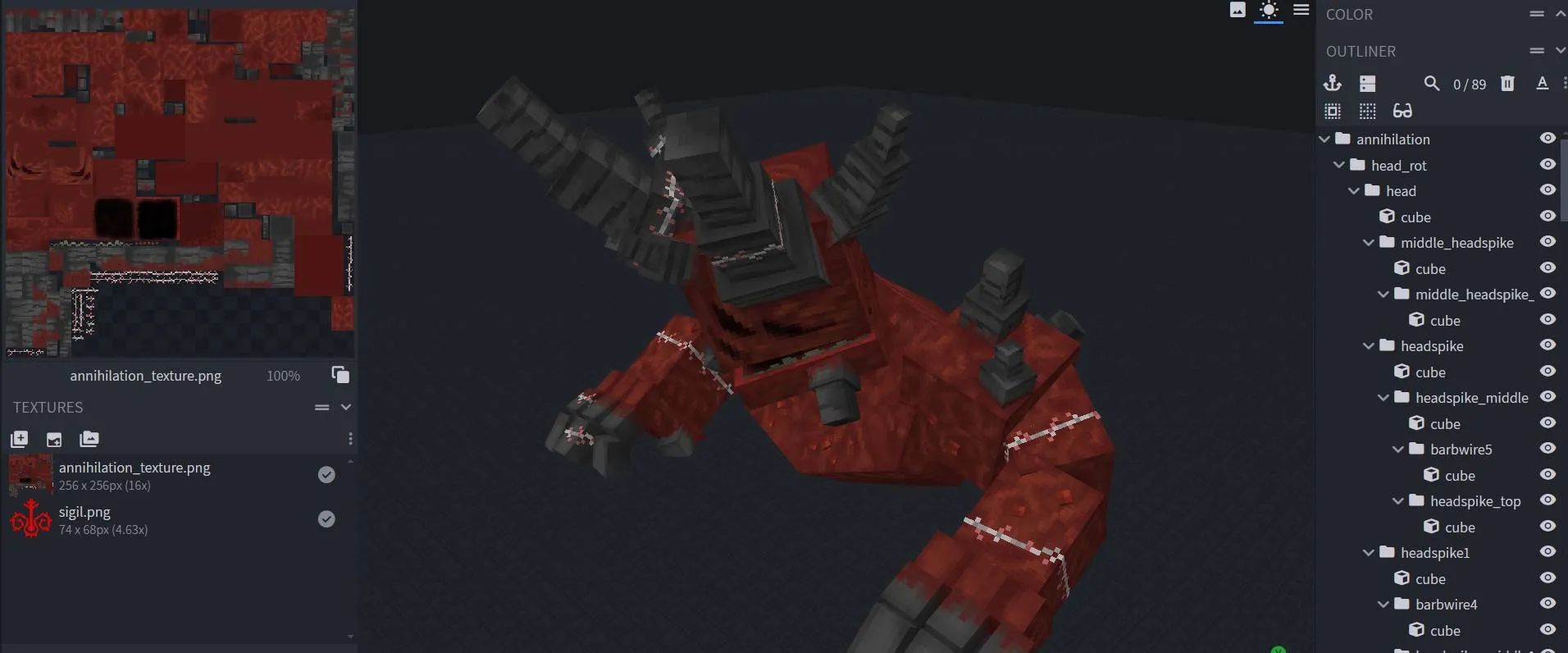 Annihilation Recreated, Моды, Minecraft