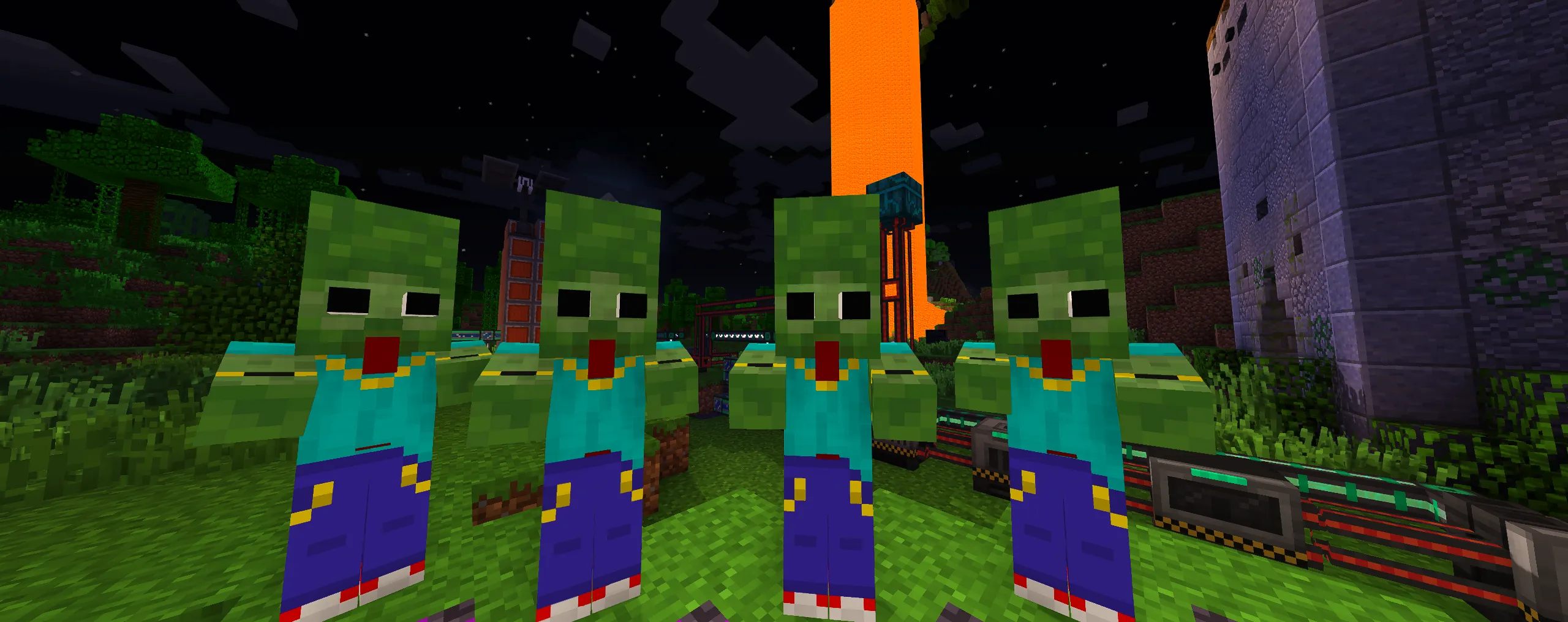 Freaky zombie — скриншот 2 (Текстуры, Minecraft)
