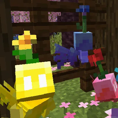 Flowery allay, Текстуры, Minecraft