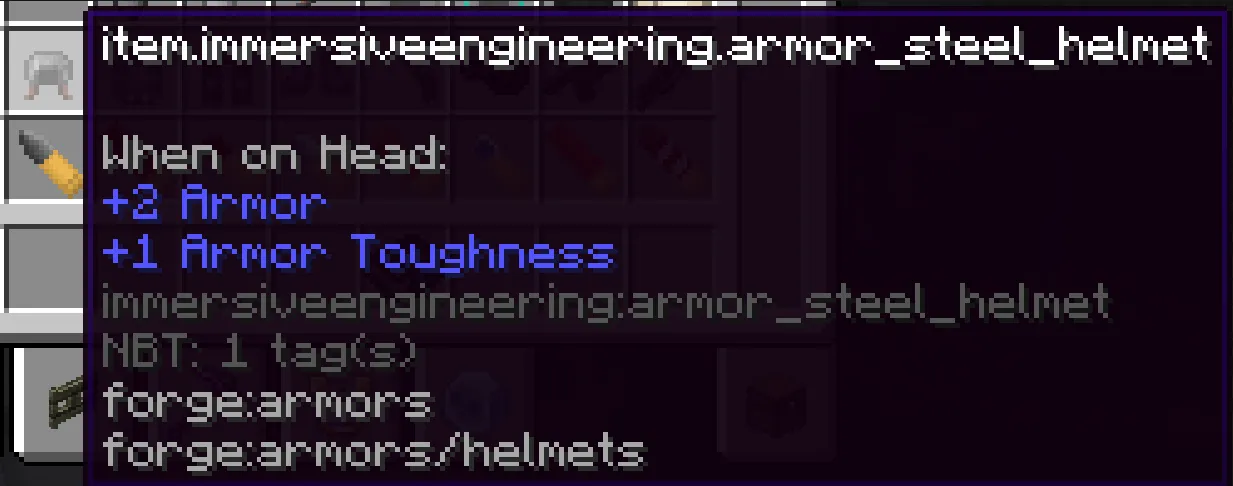 Immersive Engineering Armor Name Fix — скриншот 1 (Текстуры, Minecraft)