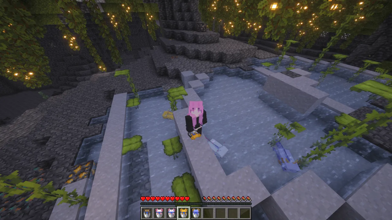 Undopia Different Axolotl Buckets, Текстуры, Minecraft