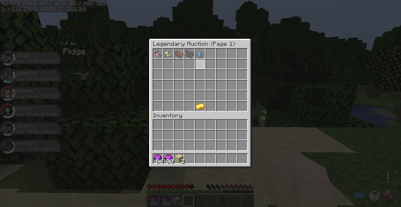 Legendary Auction Hall — скриншот 1 (Моды, Minecraft)
