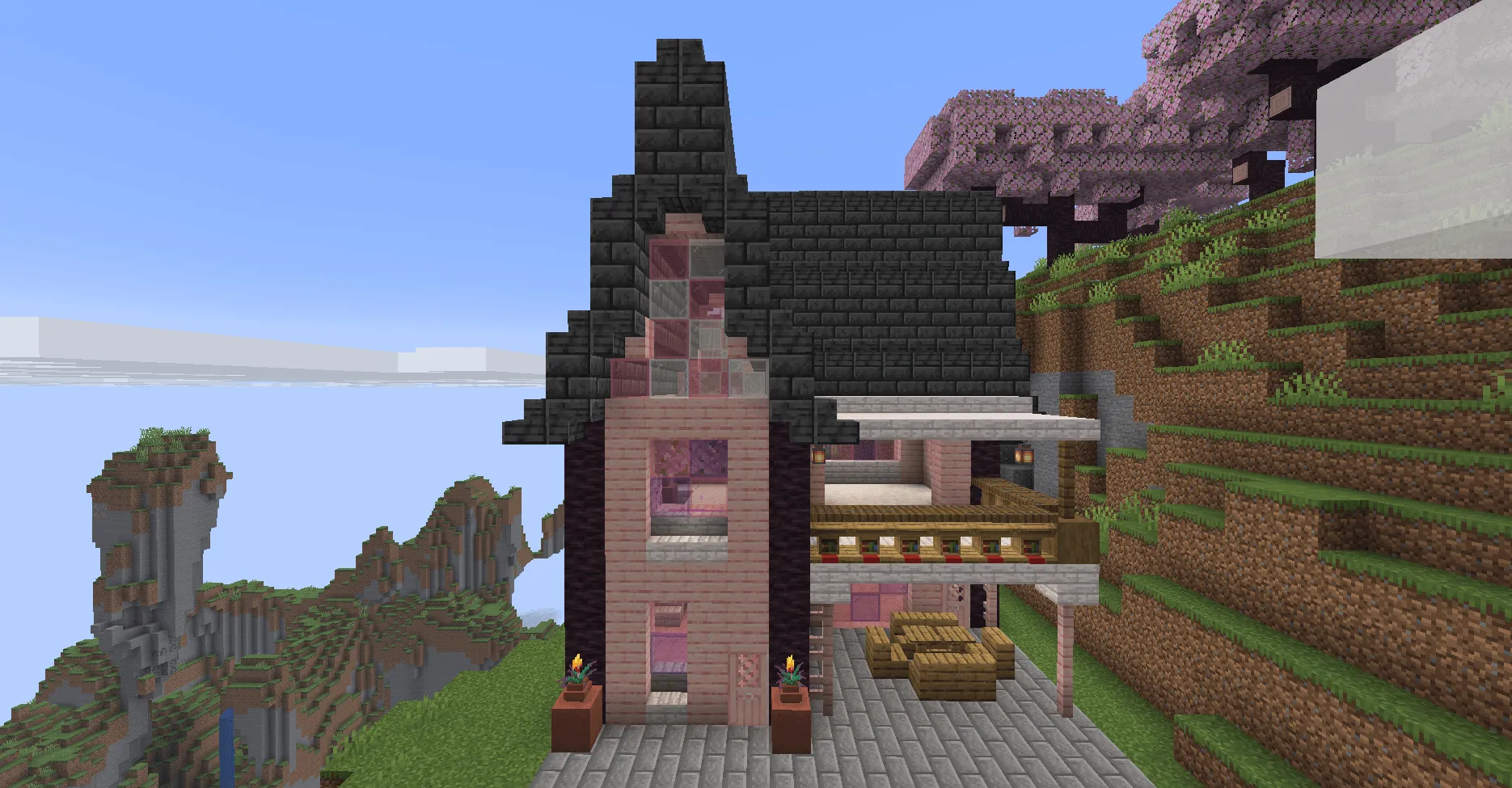 Cherry house, Карты, Minecraft