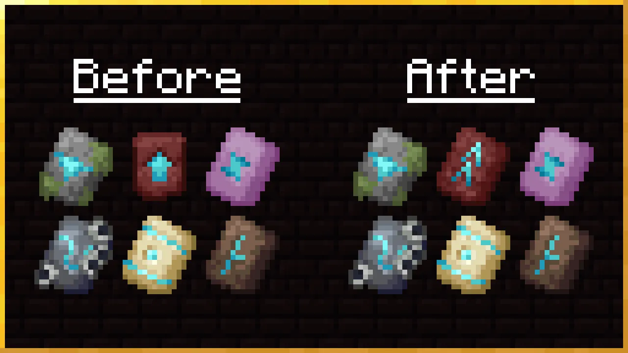 Consistent Netherite Upgrade | Java Edition, Текстуры, Minecraft