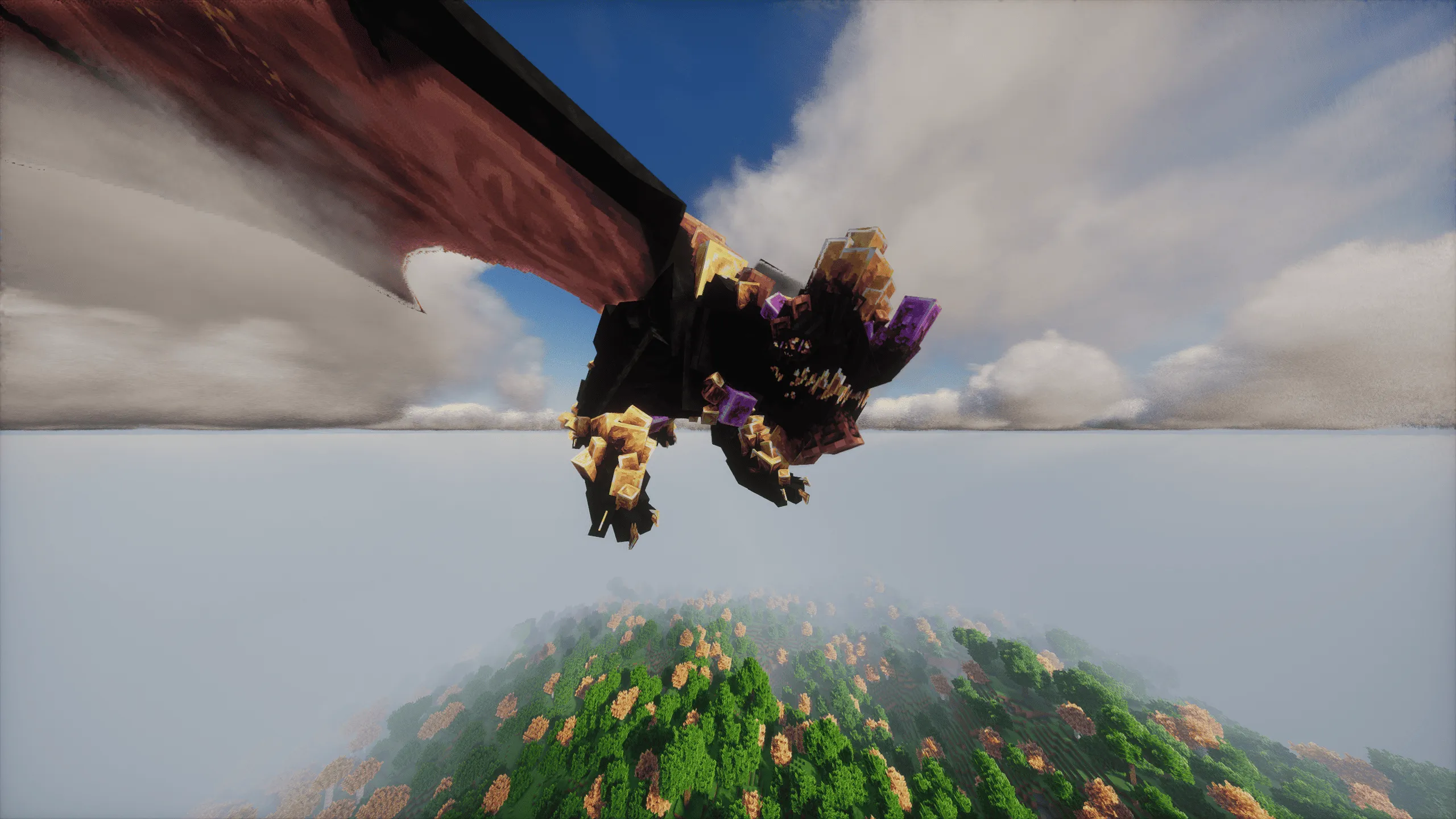 Skint Dragon (Heart of Universe) — скриншот 3 (Моды, Minecraft)
