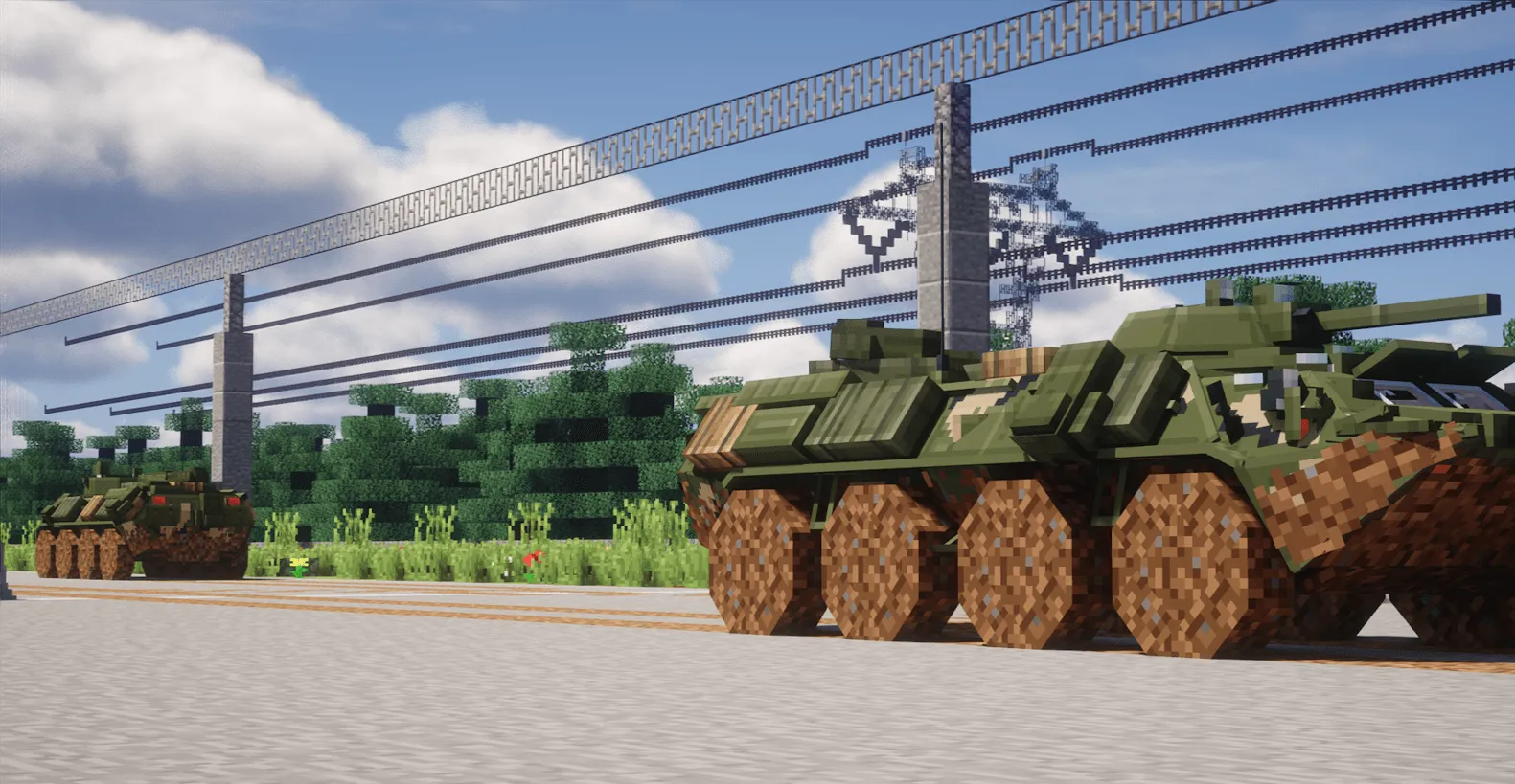 [IV/MTS] Q.M.P [Qawsed Military pack] — скриншот 14 (Моды, Minecraft)
