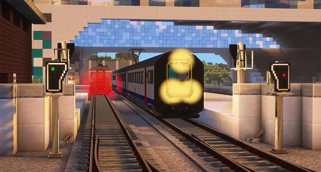 Belgian Signal & Catenary - Voxel Pack — скриншот 8 (Моды, Minecraft)