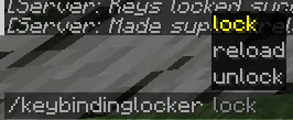 KeybindingLocker — скриншот 3 (Моды, Minecraft)