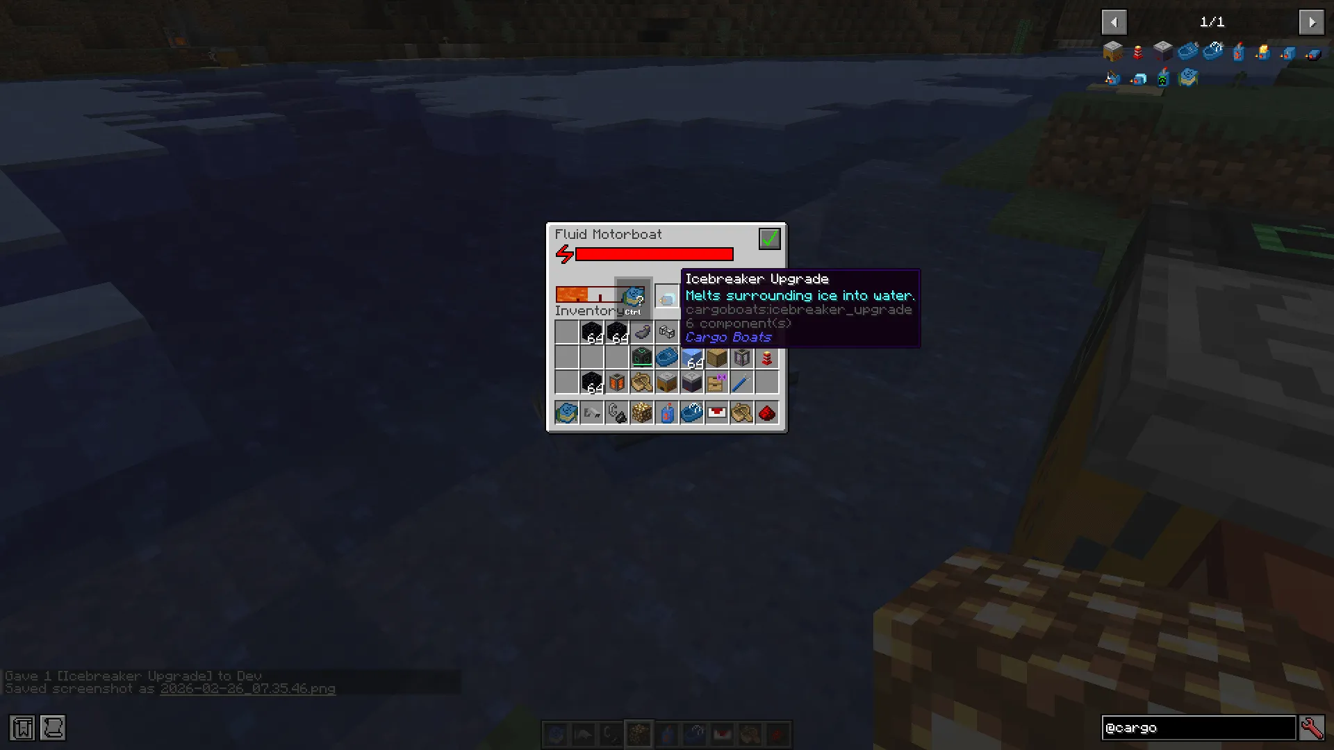 Cargo Boats, Моды, Minecraft