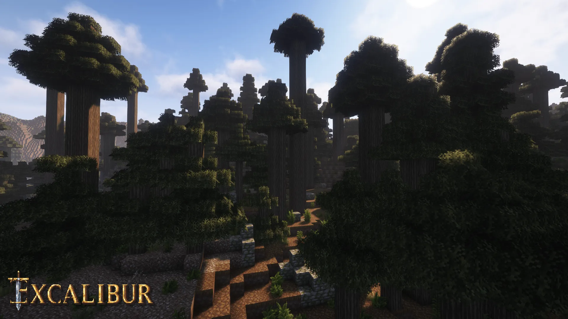 Excalibur | Oh The Biomes You'll Go Support — скриншот 1 (Текстуры, Minecraft)