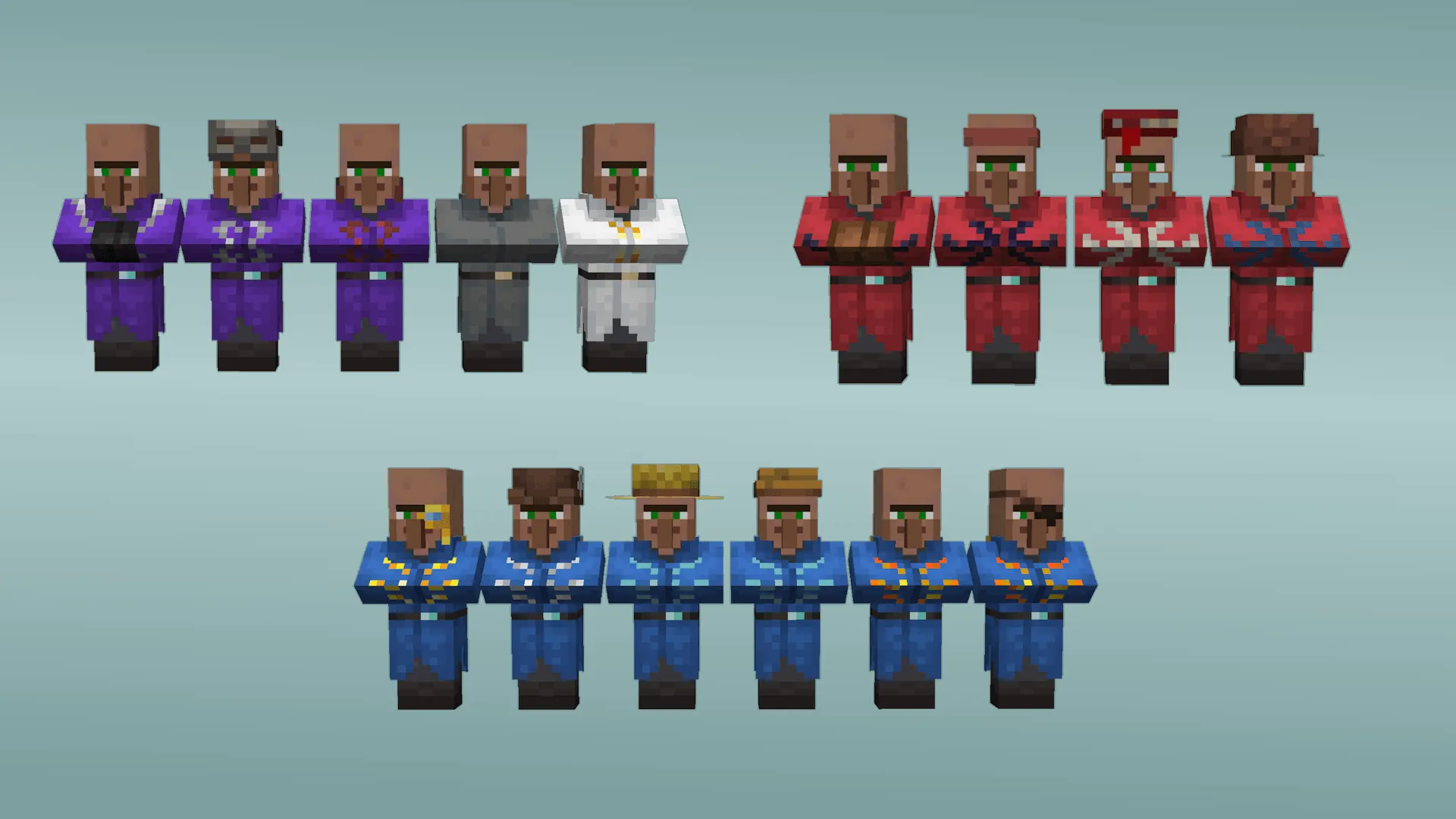 Diemant's Grisha Villagers — скриншот 1 (Текстуры, Minecraft)