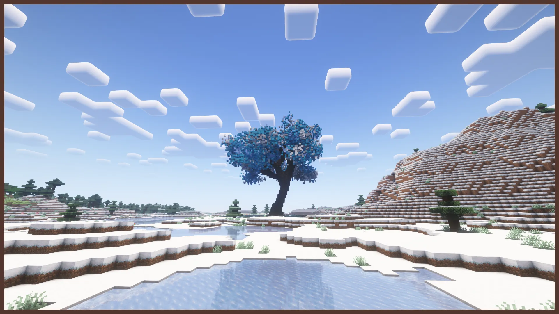 Giant Snowy Tree, Моды, Minecraft
