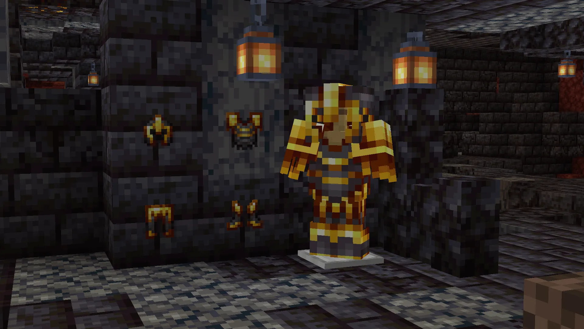 G+ | Gilded Netherite set, Дата-паки, Minecraft