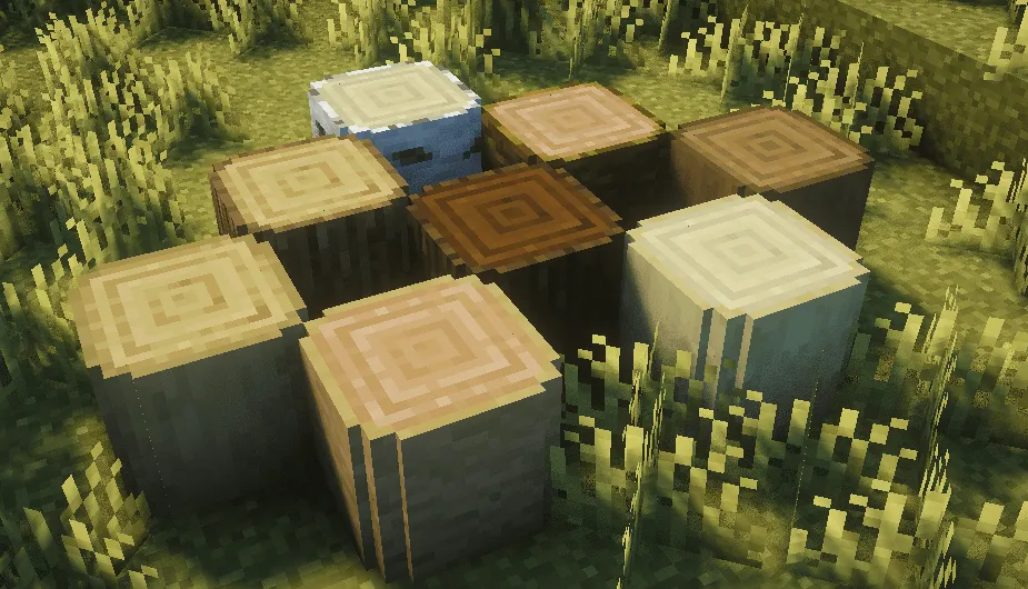 Round Logs, Текстуры, Minecraft