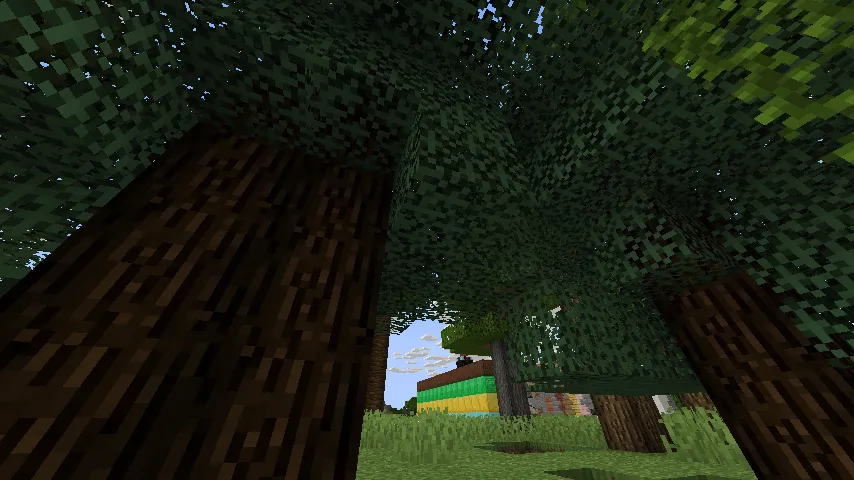Lz Roundish Logs — скриншот 1 (Текстуры, Minecraft)