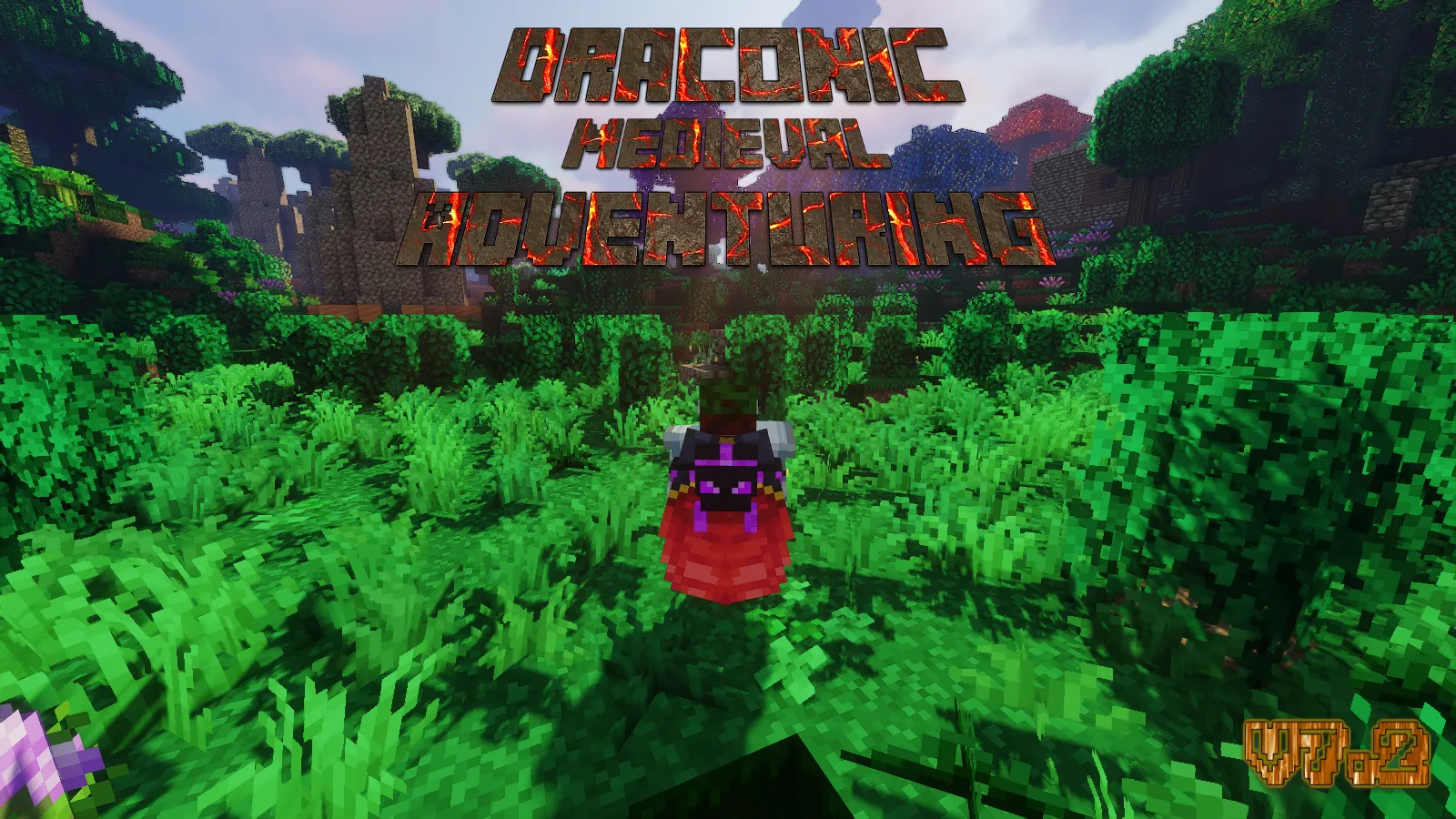 DMA Draconic Medieval Adventuring [Forge] — скриншот 1 (Модпаки, Minecraft)