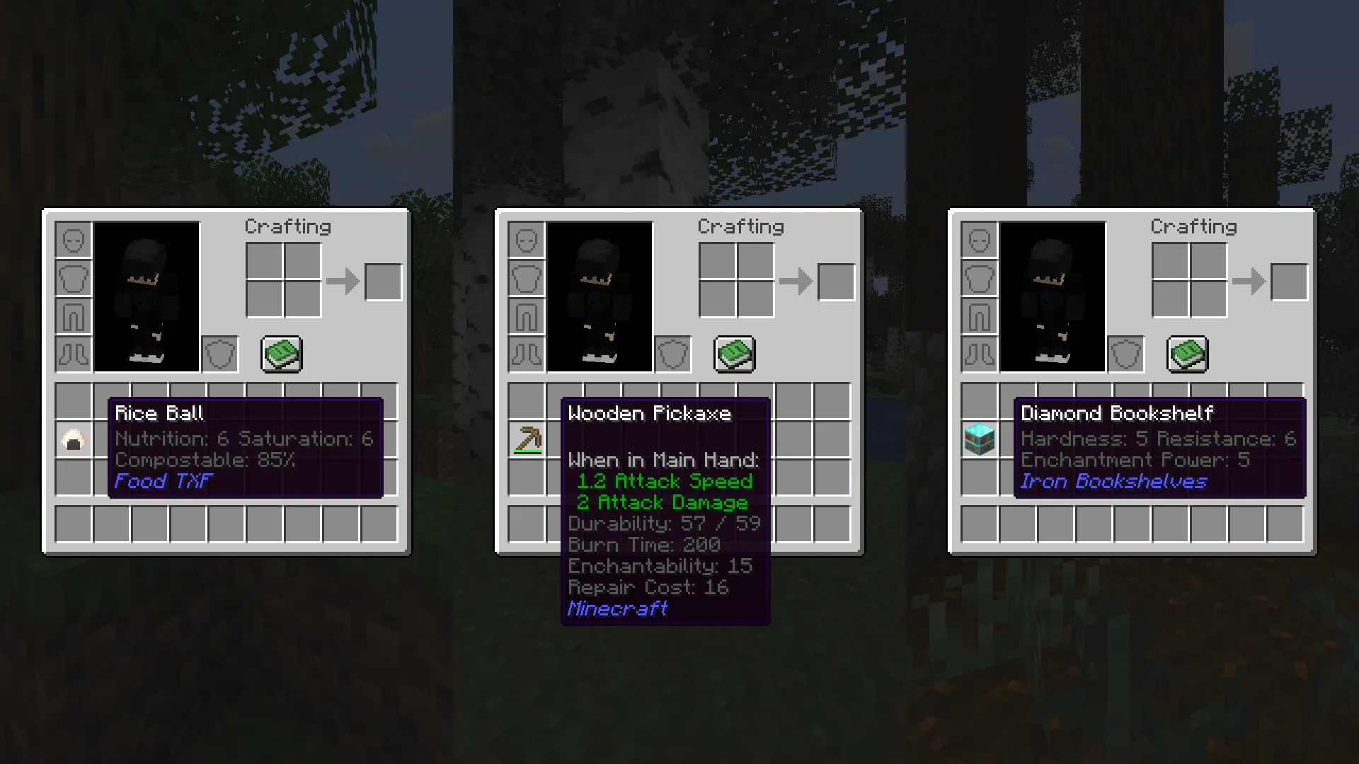 Tooltips TXF, Моды, Minecraft