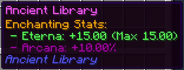 Ancient Library, Моды, Minecraft