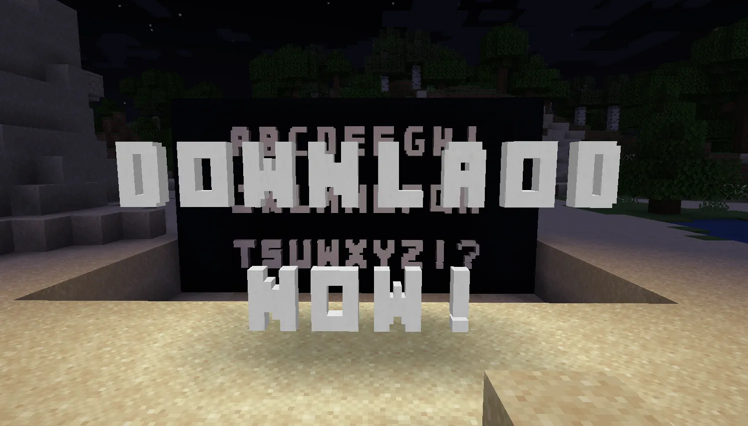 Chokbok's alphabet lights and stuff, Моды, Minecraft