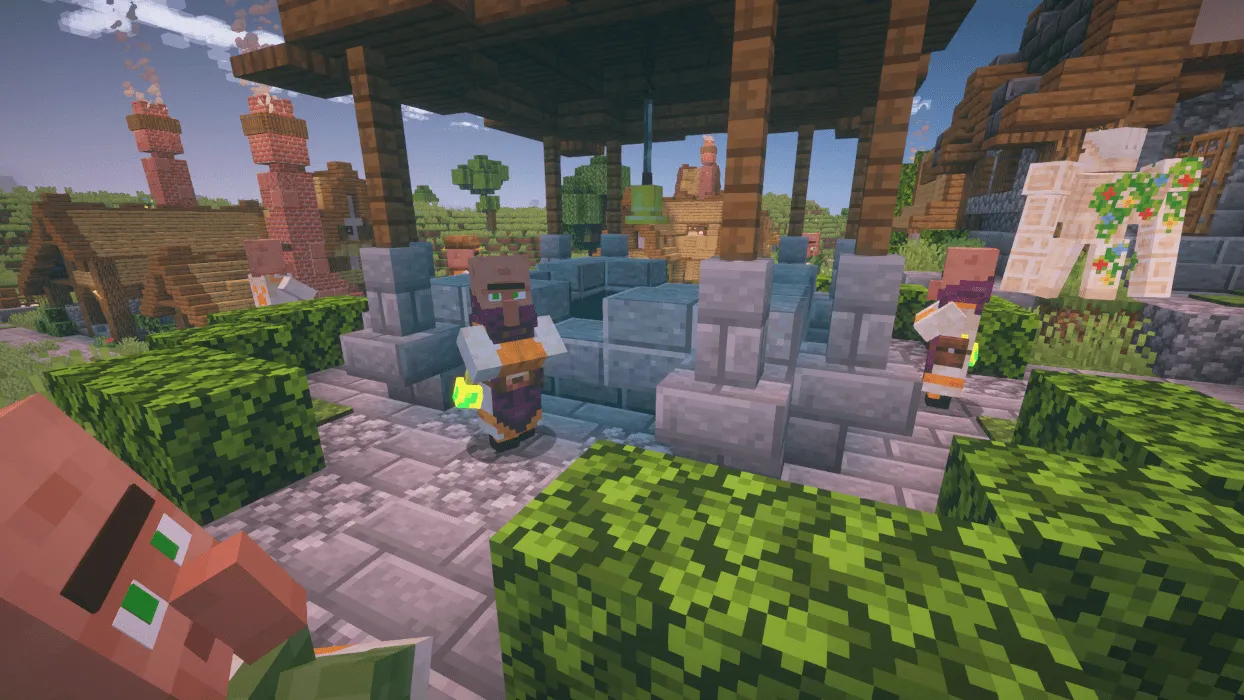 Drodi's Villagers x Fresh Animations — скриншот 5 (Текстуры, Minecraft)