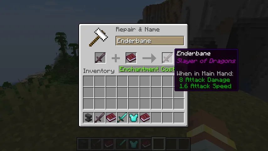 Custom Lore Anvil — скриншот 3 (Моды, Minecraft)