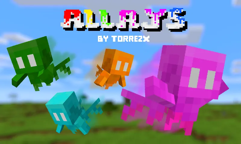 Torrezx-Allays colors — скриншот 1 (Текстуры, Minecraft)