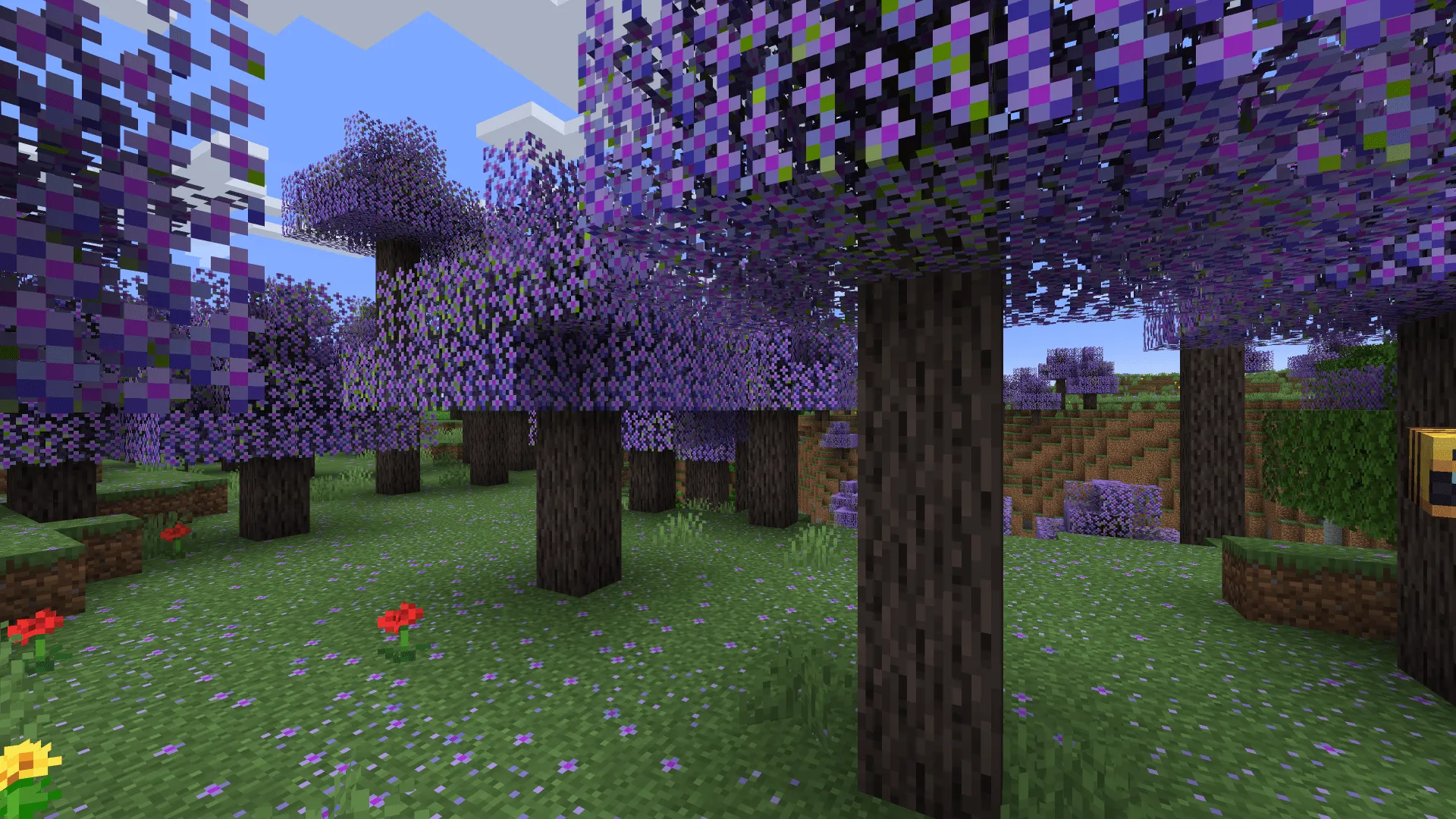 Arboles de Jacaranda, Текстуры, Minecraft