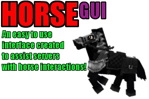 HorseGUI — скриншот 1 (Плагины, Minecraft)