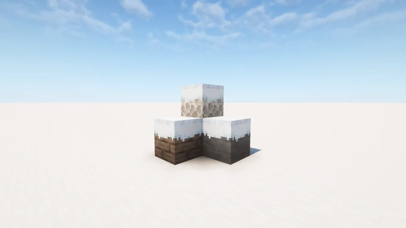 Snow Side Texture, Текстуры, Minecraft